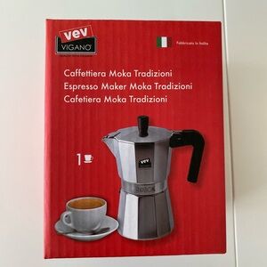 Silver Espresso Maker